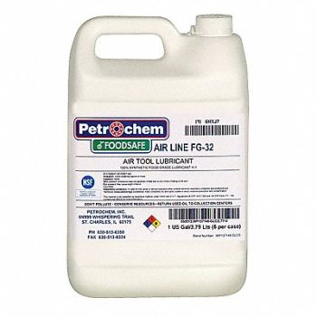 PETROCHEM Air Tool Lubricant Synthetic Base 1 gal., 6HXJ7