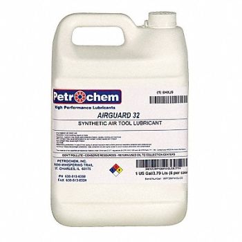 PETROCHEM Air Tool Lubricant Synthetic Base 1 gal., 6HXJ9