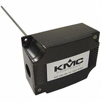 KMC CONTROLS Temp Sensor 12 in Rigid Duct, 6HXT7