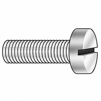 GRAINGER APPROVED MS M3.5-0.60 Plain 12mm 100PK, 6JA24