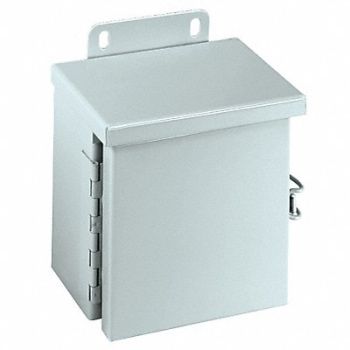 WIEGMANN Enclosr Metallc 12In.H x 12In.W x 6In.D, 6HYA6