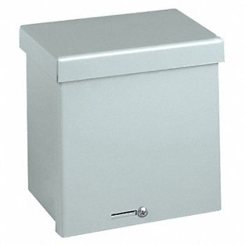 WIEGMANN Enclosure Mtlc 24In.Hx 24In.Wx6In.D, 6JYU0