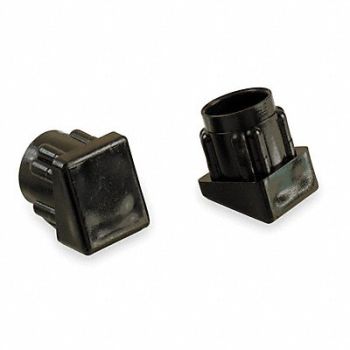 GRAINGER APPROVED Protective Leg Tips Slip-On Round PK24, 6J581
