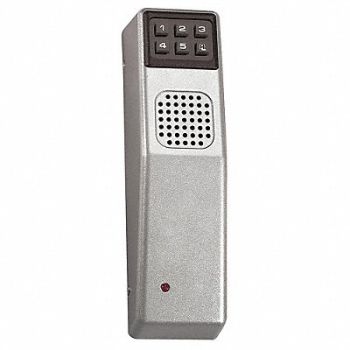 ALARM LOCK Exit Door Alarm 95dB Metallic Silver, 6JD82