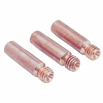 LINCOLN ELECTRIC LINCOLN MIG Weld Tapered Cont Tip PK10, 6JDW4