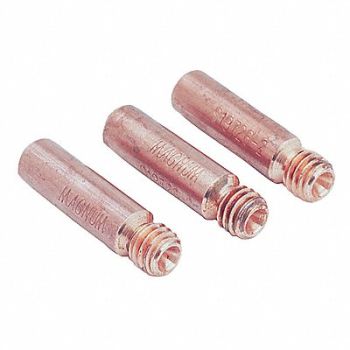 LINCOLN ELECTRIC LINCOLN MIG Weld Tapered Cont Tip PK10, 6JDW5