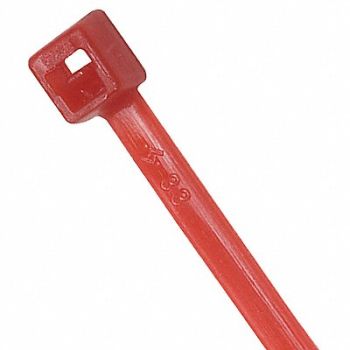 POWER FIRST Cable Tie 14.5 in Red PK100, 36J231
