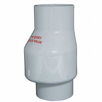 ZOELLER Swing Check Valve PVC 3 Solvent Weld, 6JGV7