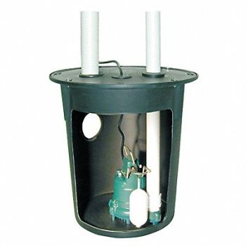 ZOELLER 3/10 HP Pump System 120V Vertical Float, 6JGW5