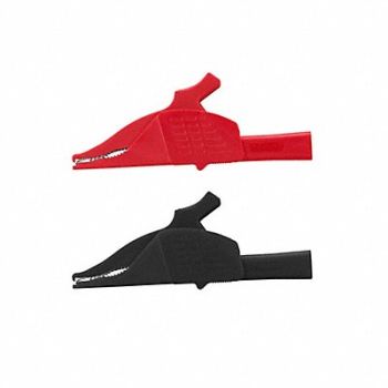 MILWAUKEE Alligator Clips 2-1/2 L 10A PR, 6JHZ2