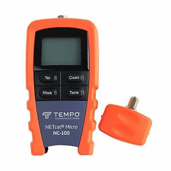 TEMPO COMMUNICATIONS NetCat 100 Cable Tester VDV Wiring, 6JJJ2
