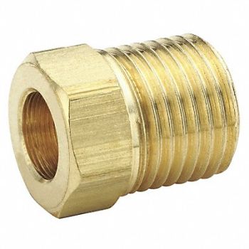EATON WEATHERHEAD Inverted Flare Tube Nut 0.56 L Brass, 20KF05