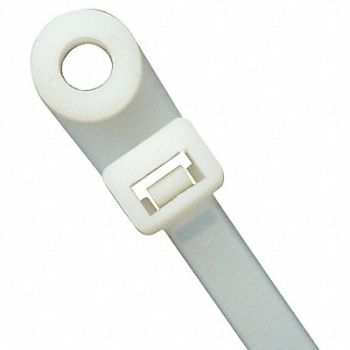 POWER FIRST Cable Tie Mountable 15 in Natural PK100, 36J192