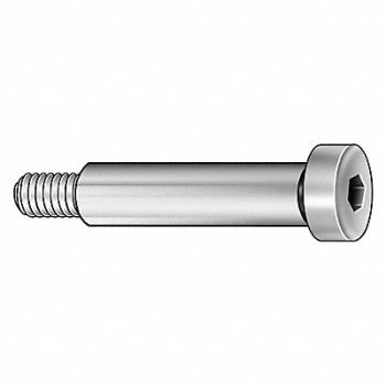 GRAINGER APPROVED ShldrScrw SS M4-0.7 8mmHdDia PK5, 6KE20