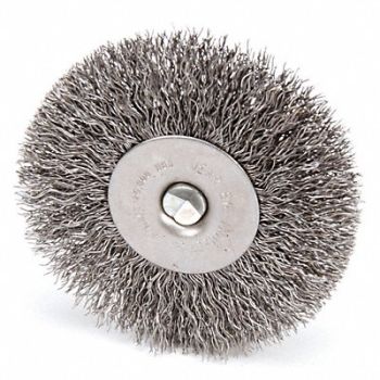 WEILER Radial Crimped Wire Wheel Brush Stem, 6JXH1