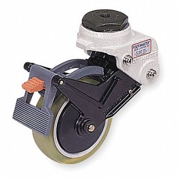 GRAINGER APPROVED Shock-Absorbing Bolt-Hole Caster 4, 6JY67