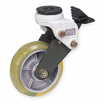 GRAINGER APPROVED Shock-Absorbing Bolt-Hole Caster 6, 6JY77