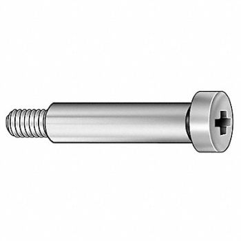 GRAINGER APPROVED ShldrScrw SS #8-32 5/16 HdDia PK5, 6KA13