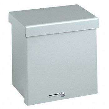 WIEGMANN Enclosure Mtlc 18In.Hx 18In.Wx6In.D, 6JZD1