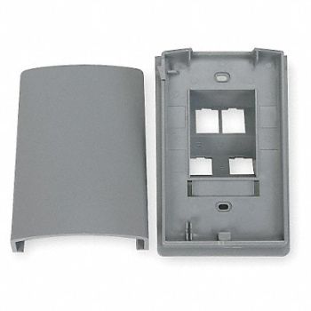 HUBBELL PREMISE WIRING Wall Plate 4port 1gang, 6KB12