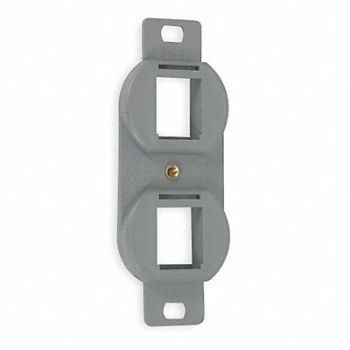 HUBBELL PREMISE WIRING Outlet Frame 2P 3.28 in Mounting Center, 6KB26