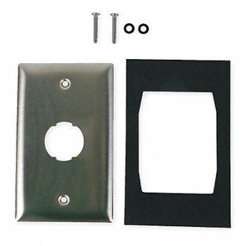 HUBBELL PREMISE WIRING Wall Plate 1port 1gang, 6KB31