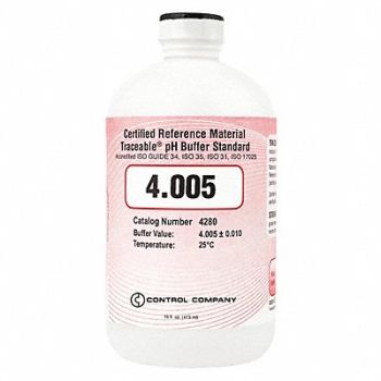 TRACEABLE pH Standard Cert. Ref Material CRM 4.005, 6KEC5