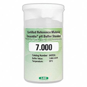 TRACEABLE pH Standard Cert. Ref Material PK6, 6KEC9