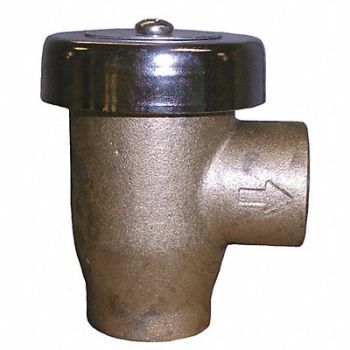 APOLLO Vacuum Breaker 1/2 In FNPT Brass 125 psi, 6KK03