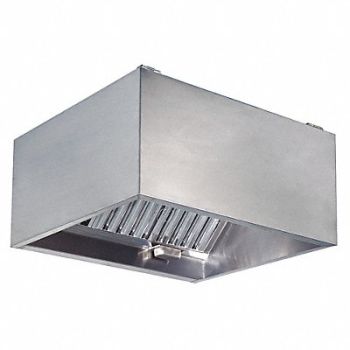 DAYTON Kitchen Exhaust Hood 144 In, 6KWL1