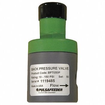 PULSAFEEDER Valve Back Pressure GPM 15 PVDF, 6KYG2