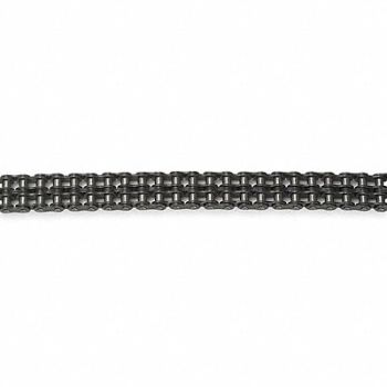 TSUBAKI Roller Chain 10ft Riveted Pin Steel, 6L489