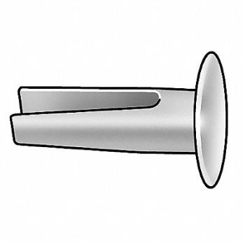 GRAINGER APPROVED Split Rivet 9/64 PK50, 6LB87