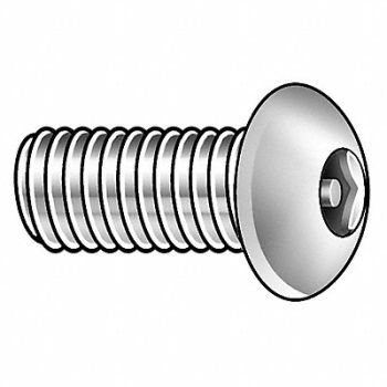 TAMPER-PRUF SCREW Mach Screw Button 10-24x1/2 L PK25, 6LE75