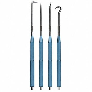 MOODY TOOL Scriber/Pick Set Magnetic Handle 4Pc, 6LET4
