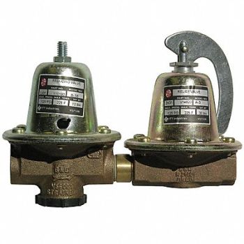 BELL GOSSETT Water Pressure Reducing Valve 1/2 In., 6LFA2