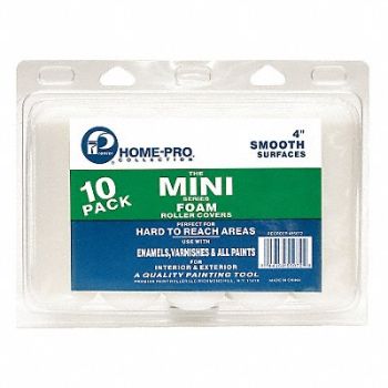 PREMIER Mini Roller Cover 4 L No Nap Foam PK10, 6LFG9