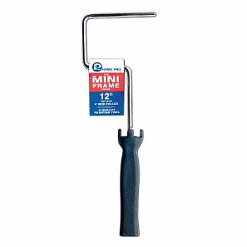 PREMIER Mini Paint Rollr Frame 4 Roll L 12 L Blk, 6LFH0