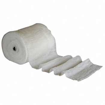 HERMITEX Bleachd Cottn Wht 100pre-cutpcsroll PK12, 6LGK6