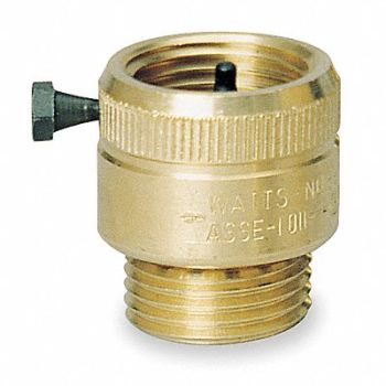 WATTS Vacuum Breaker 3/4 in GHT Brass 125 psi, 6LL80