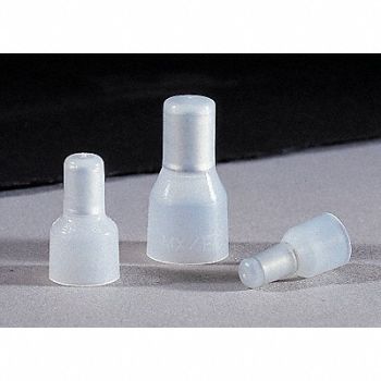 IDEAL ClsdEndCrmpCnctr White Nylon 600V 100PK, 6LU61