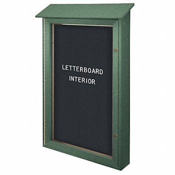 UNITED VISUAL PRODUCTS Enclosed Bulletin Board Letter 48 x72, 6LUZ0
