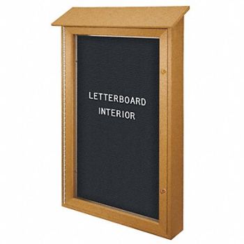 UNITED VISUAL PRODUCTS Enclosed Bulletin Board Letter 36 x72, 6LUZ1