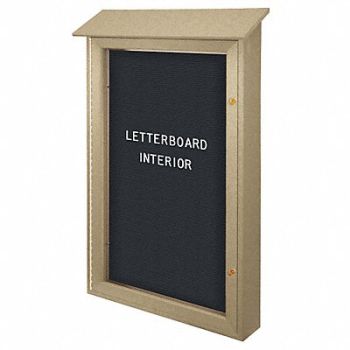 UNITED VISUAL PRODUCTS Enclosed Bulletin Board Letter 48 x32, 6LUZ2