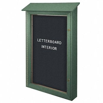 UNITED VISUAL PRODUCTS Enclosed Bulletin Board Letter 48 x32, 6LUZ3