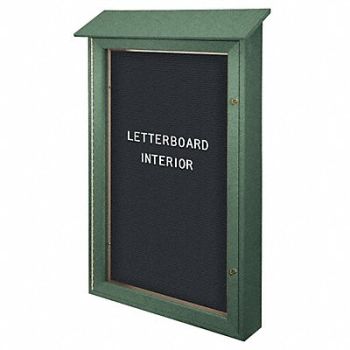 UNITED VISUAL PRODUCTS Enclosed Bulletin Board Letter 54 x38, 6LUZ6