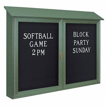 UNITED VISUAL PRODUCTS Enclosed Bulletin Board Letter 30 x45, 6LVA8
