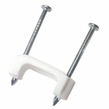 GARDNER BENDER Cable Staple 1/2In Plastic Romex Pk50, 6LVE6