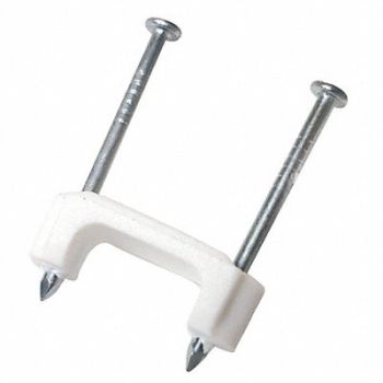 GARDNER BENDER Cable Staple 3/4In Plastic Romex Pk100, 6LVF1