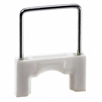GARDNER BENDER Cable Staple 3/8In Plastic Pk200, 6LVJ5